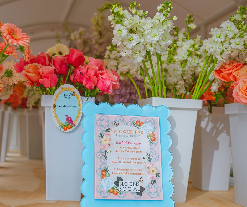 flower bar for events west palm